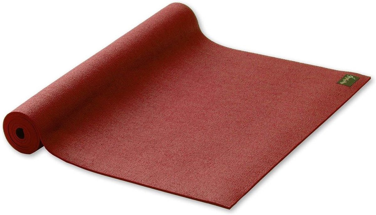 SnelShoppen - Yoga Mat Studio Standard Gymnastiek Mat Pilates Mat Rood 60 cm x 183 cm x 4.5 mm Oeko-Tex Standaard 100