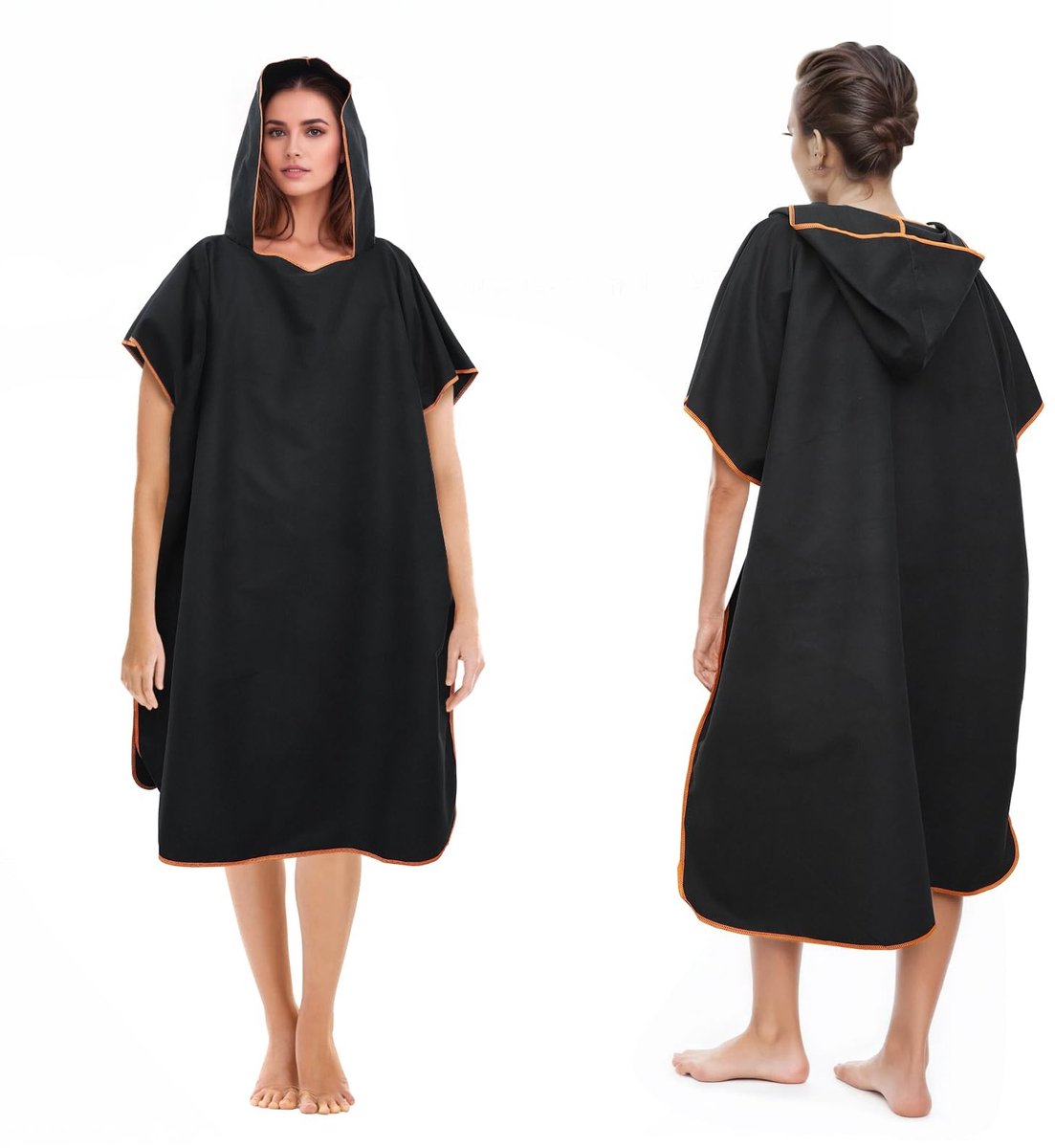Omgoods - Microvezel Poncho voor Mannen en Vrouwen, Ideaal voor Strand en Zwemmen