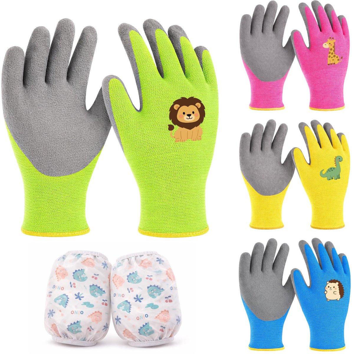 Omgoods - 4 Paar Kindergloves voor Tuin en Werk