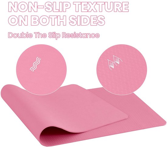 Omgoods - Yoga Mat XXL - 190 x 100 cm Antislip TPE van Omgoods — afbeelding 4