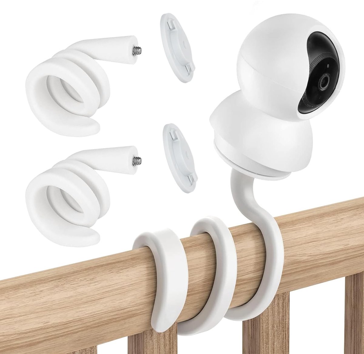 Omgoods - Flexibele Houders voor Beveiligingscamera's, Set van 2