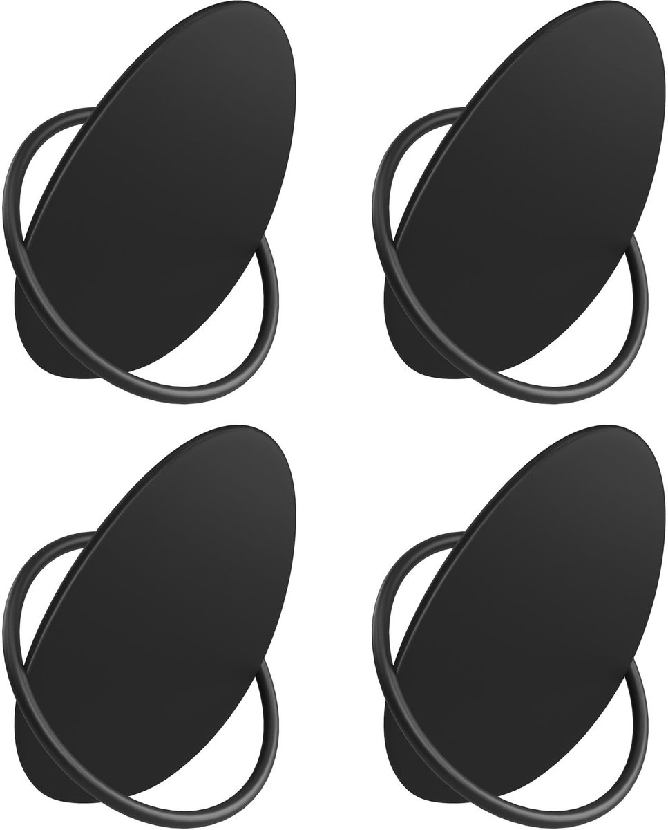 Omgoods - Set van 4 Wandhaken voor Jassen en Handdoeken