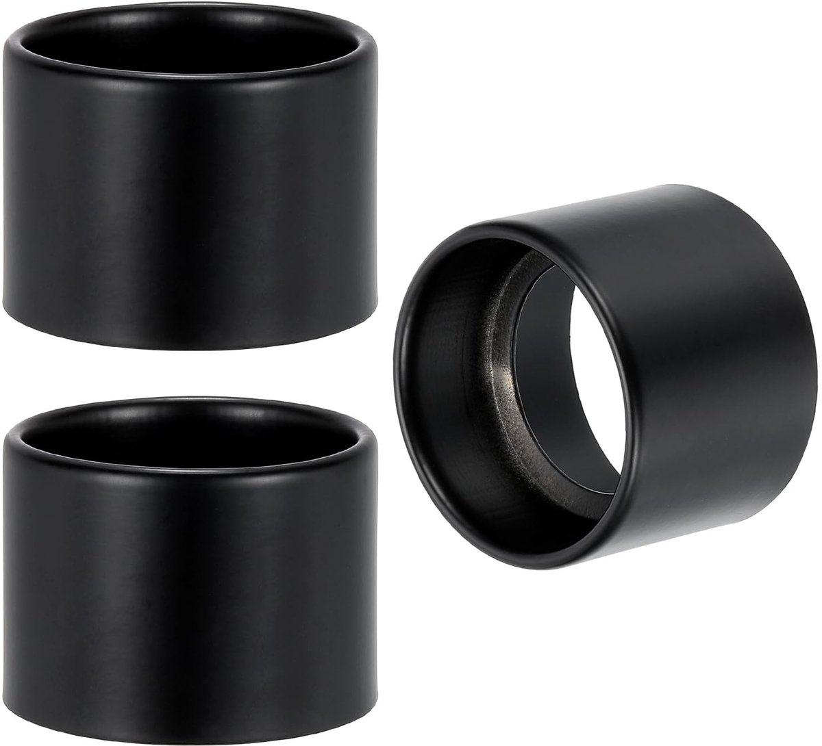 Omgoods - Lampenkap Ring voor E26 E27 Fittingen, 3 Stuks, Zwart