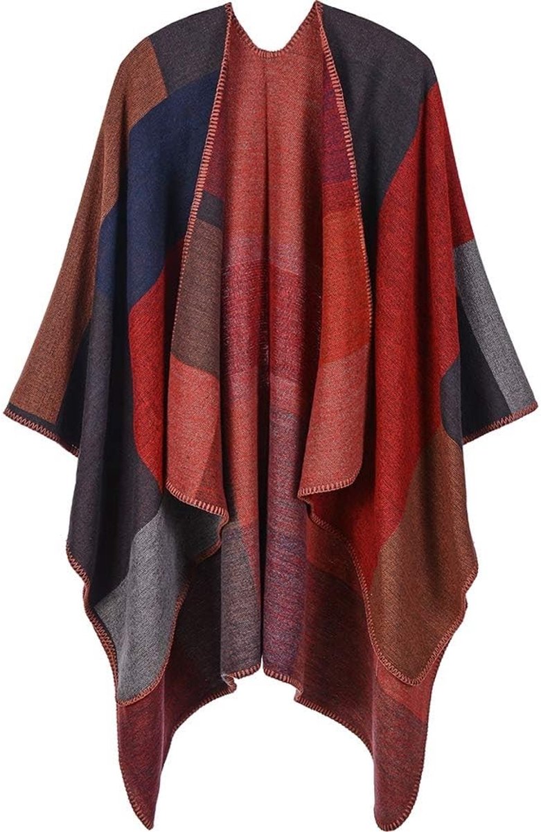 Omgoods - Dames Shawl en Winter Cardigan Reversible