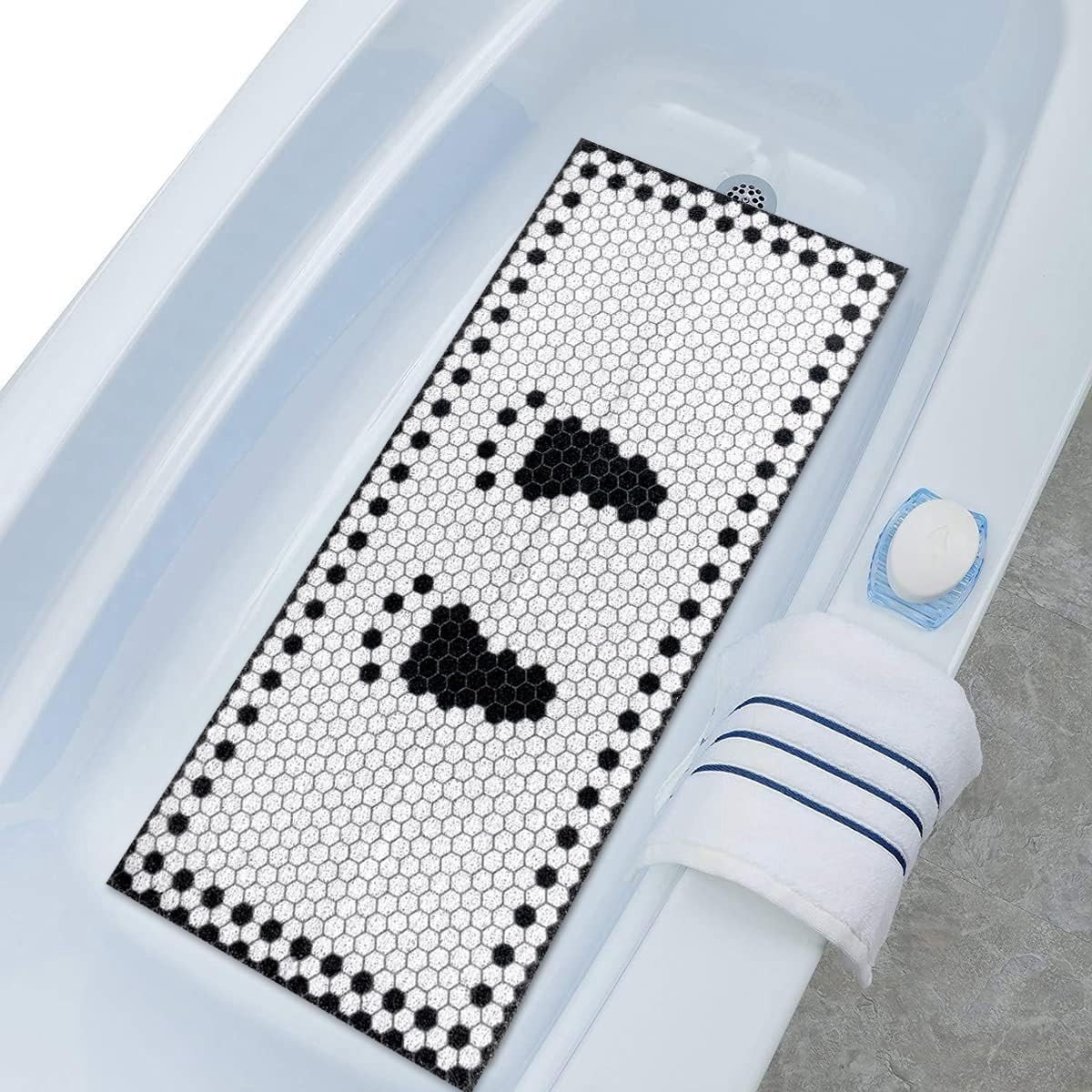 Omgoods - Antislip Douchemattie met Afvoer en Voetmassage