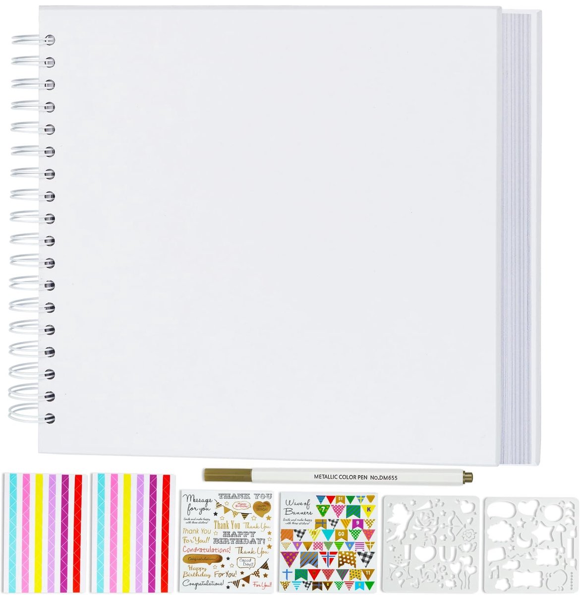 Omgoods - DIY Scrapbook Album 31.5x31.5cm met 40 Bladen voor Familieherinneringen