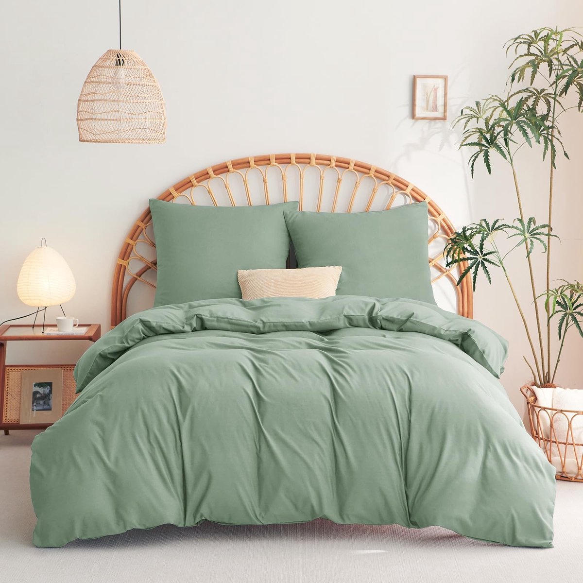 Omgoods - Bed Linnen Set 240 x 260 cm - Microfibre Duvet Cover met Kussenslopen