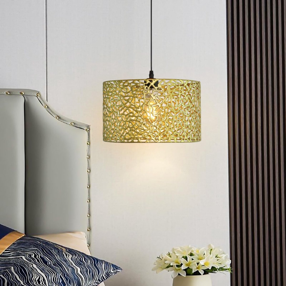 Omgoods - Vintage Rattan Lampenkap voor Diverse Lichten