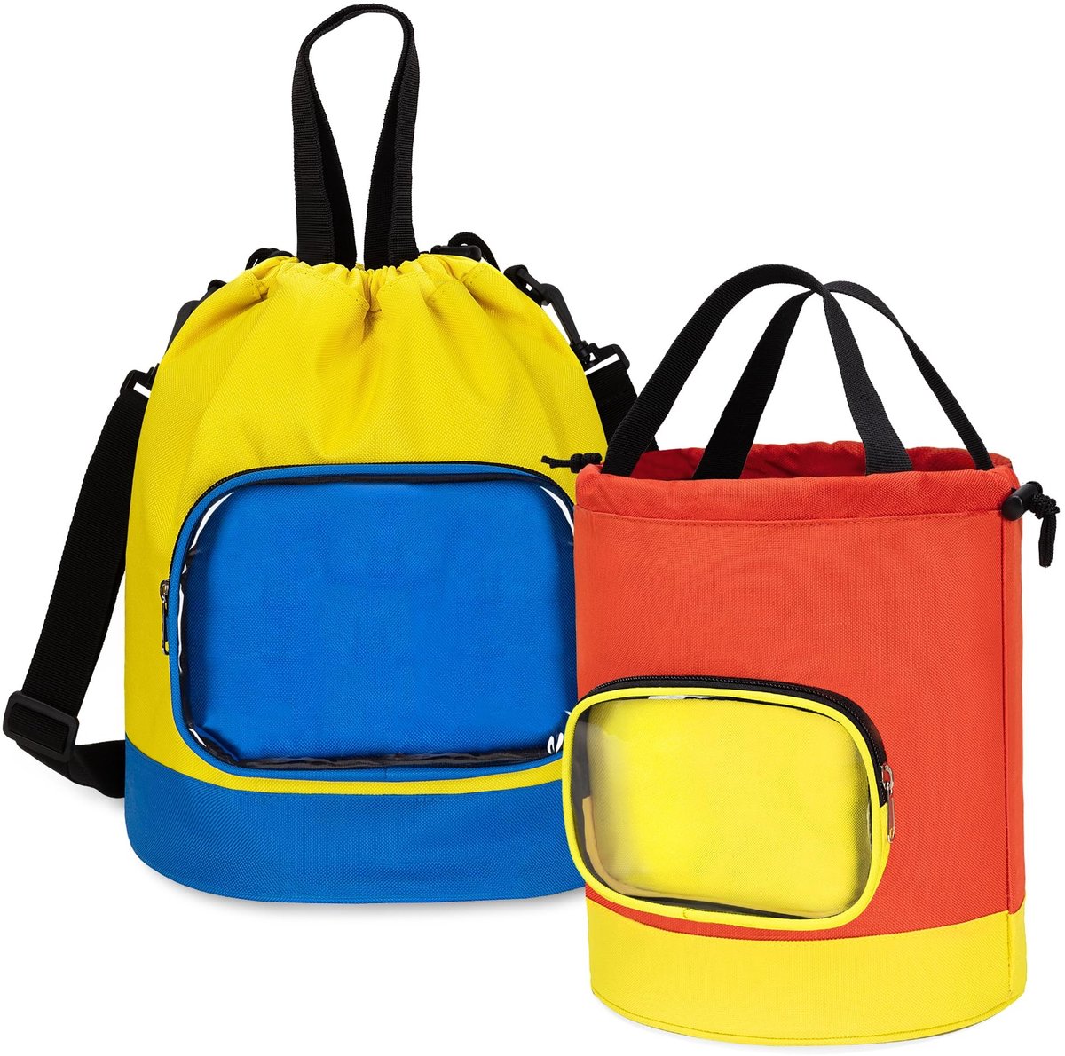 Omgoods - Set van 2 Opvouwbare Speelgoedopbergzakken