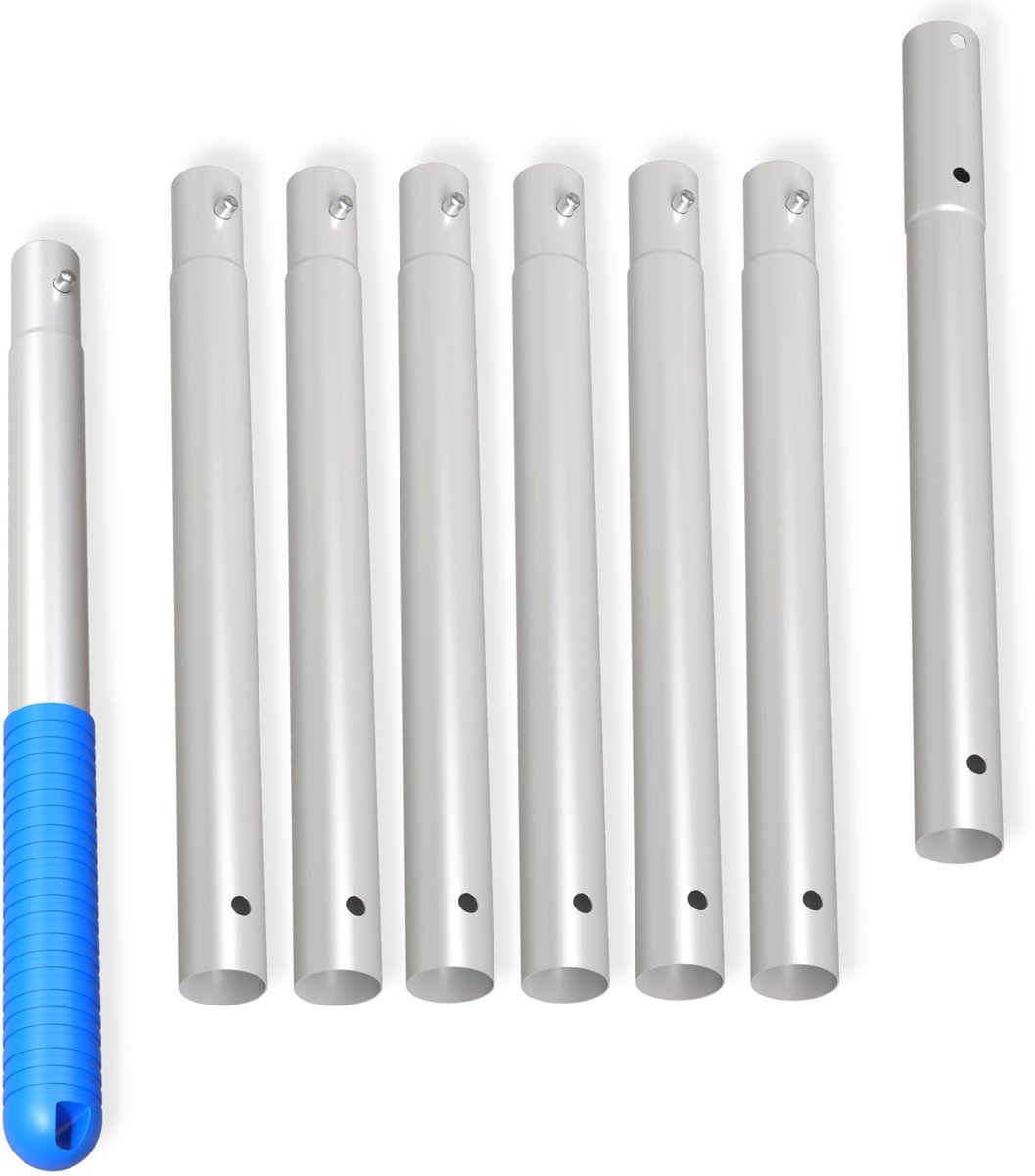 Omgoods - 10.5 Inch Verstelbare Pool Cleaning Steel