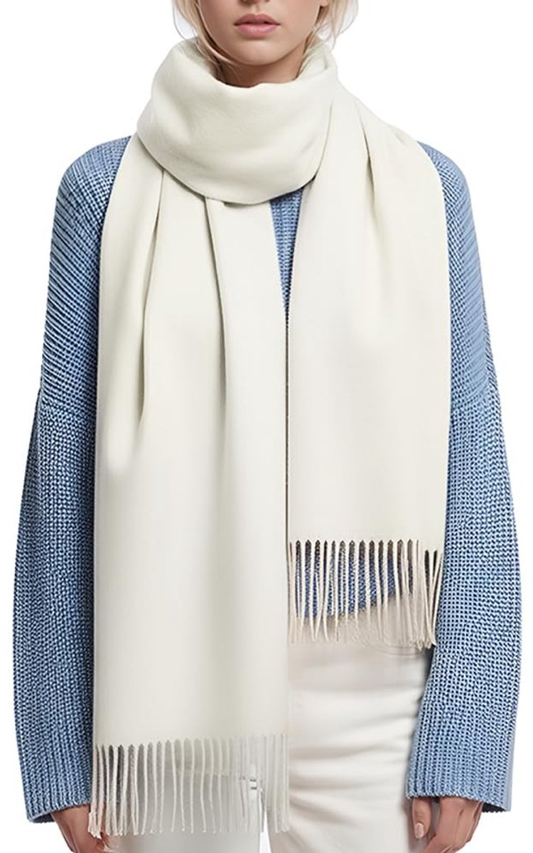 Omgoods - Dikke Wol Sjaal voor Vrouwen met Cashmere Touch in Gift Box