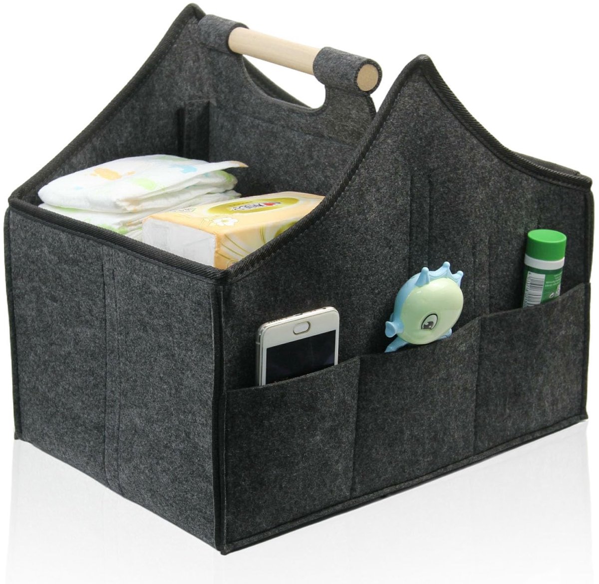 Omgoods - Diaper Caddy Organiser met Vervangbare Compartimenten
