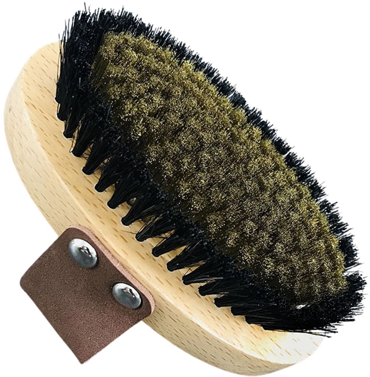 Omgoods - Lymfedrainage Borstel van Hout met Natuurlijke Haren voor Huidverzorging