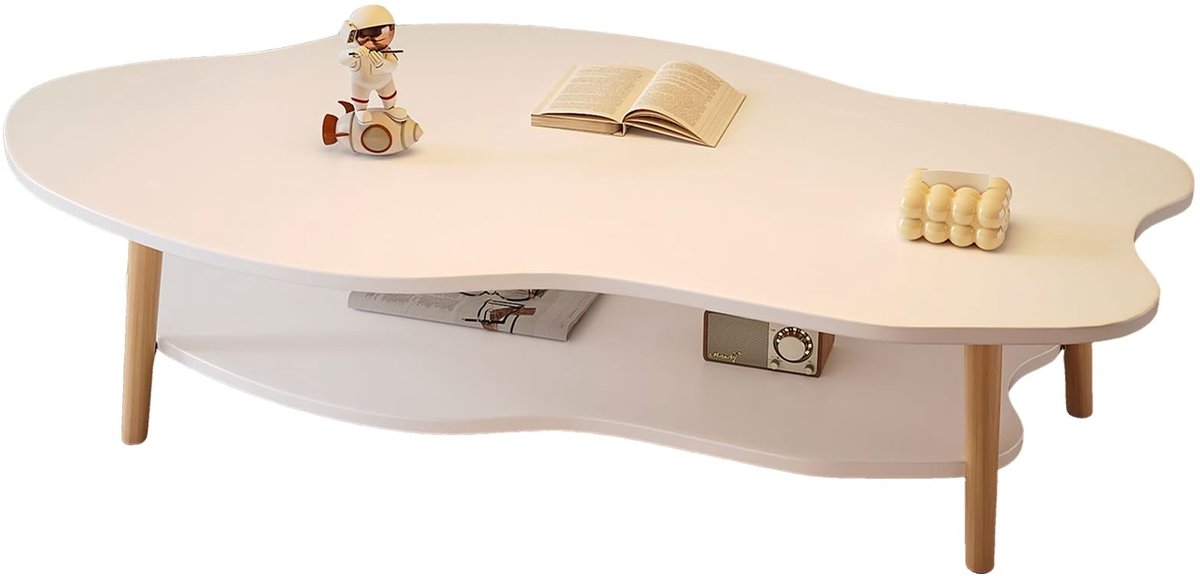 Omgoods - Cloudvormige Koffietafel met Opslag en Modern Design