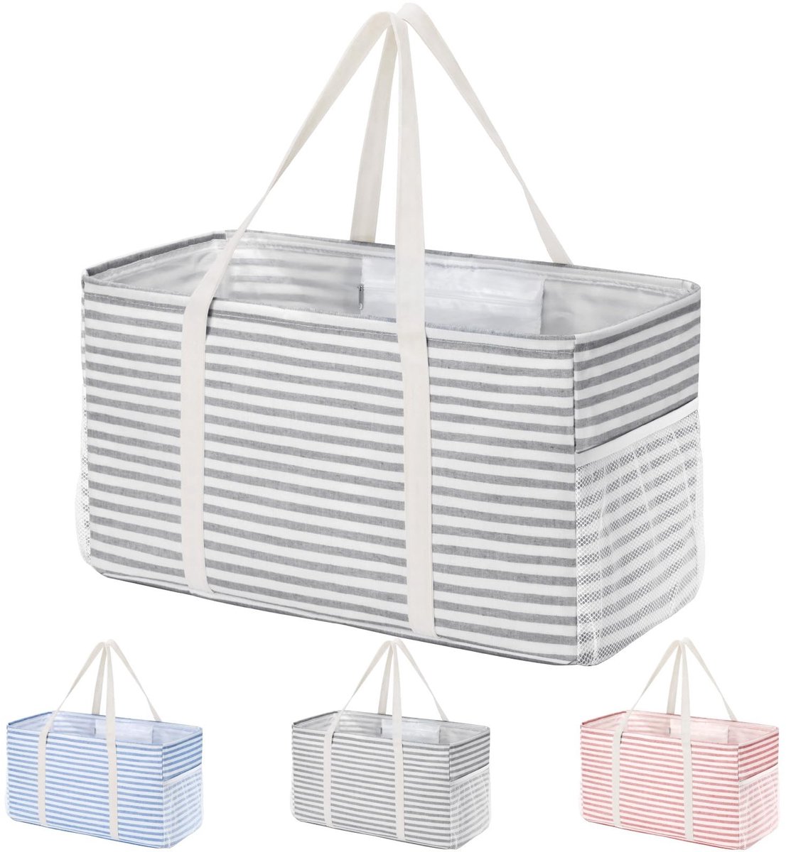 Omgoods - Extra Grote Herbruikbare Shopper met Stalen Frame