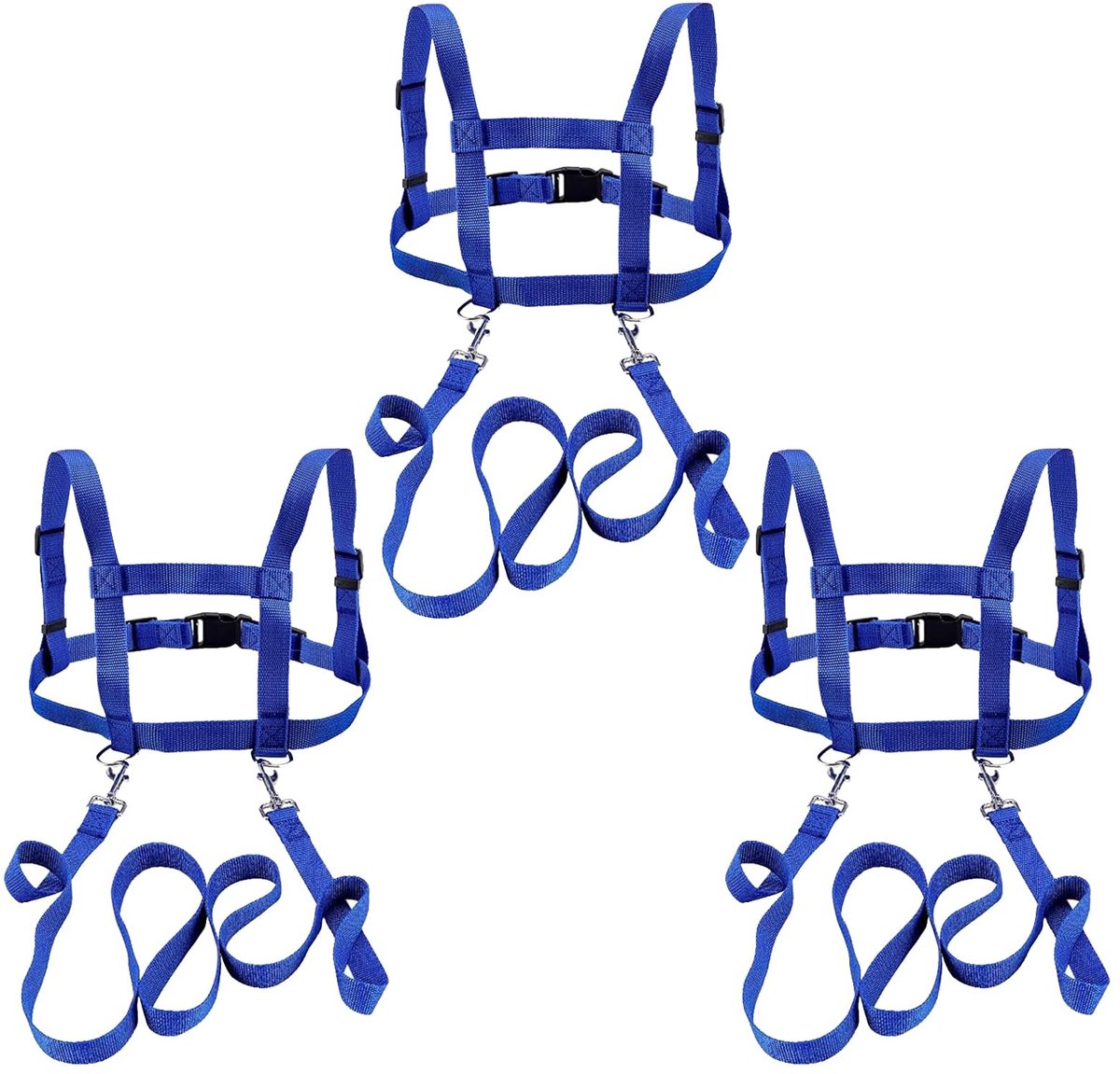 Omgoods - Set van 3 Paard Leidsels voor Kinderen met Harnas