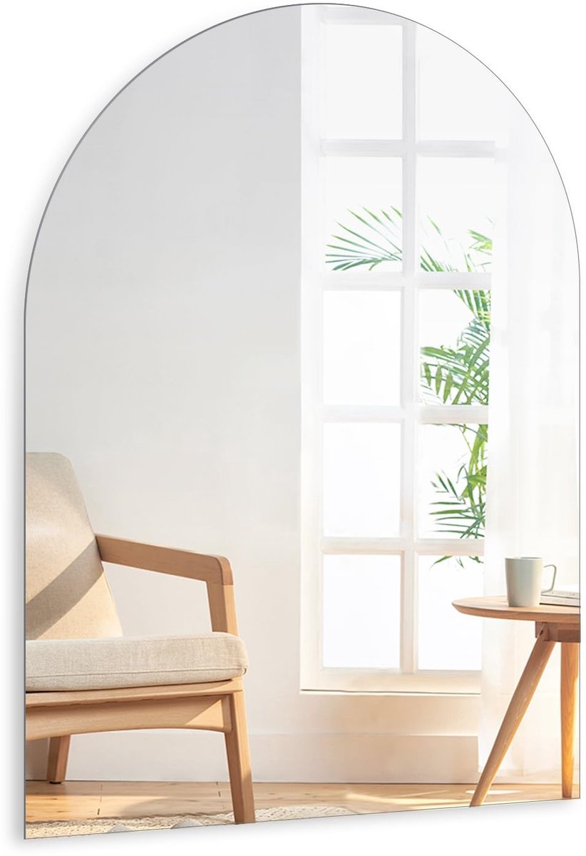 Omgoods - Wandspiegel van HD Glas voor Badkamer en Slaapkamer