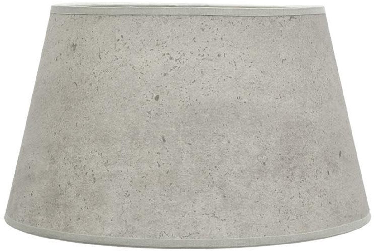 Omgoods - Grijze Cement Lampshade E27 40 x 30 x 25 cm