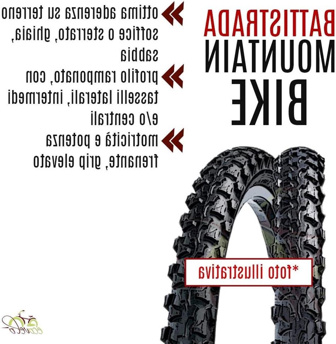 Fietsband en Binnenband - Mountainbike Banden - Fietsen Onderhoud - Synthetisch Rubber - 20 x 190 (50-406) - Zwart