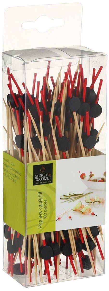 Set van 100 cocktailprikkers BAMBOU CUISINE