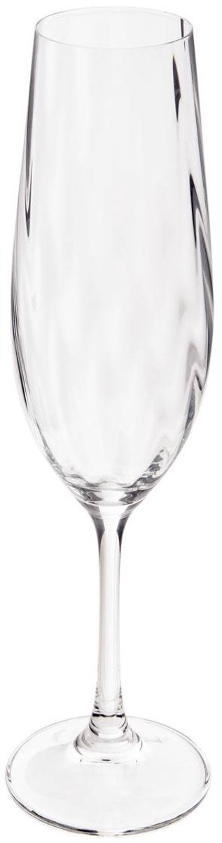 Lot de 6 flûtes Neva 260ml transparent
