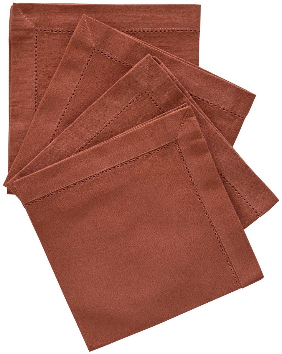 Set van 4 katoenen servetten JANE