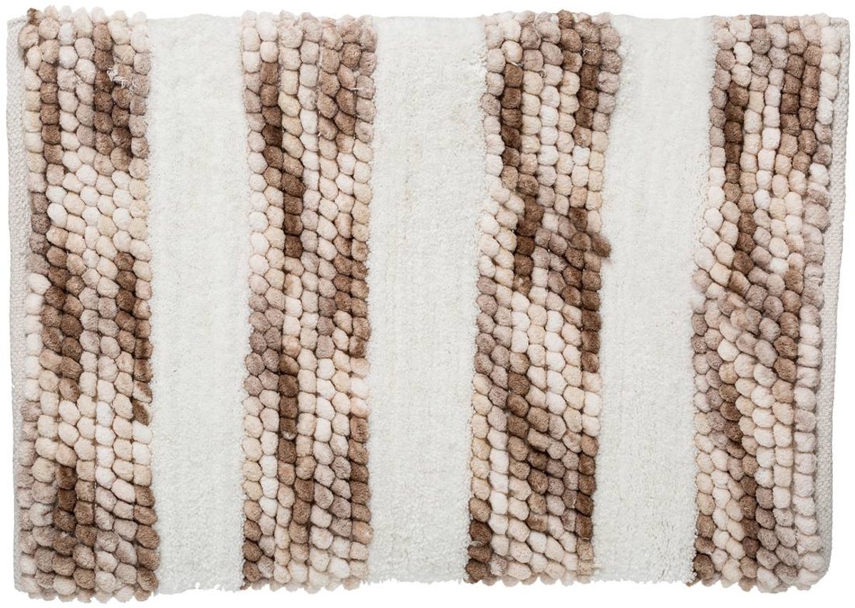 Badmat met fluweeleffect NATURAL