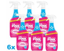 The Pink Stuff Disinfectant Cleaner Spray – 6 x 850 ml – Desinfecterende Allesreiniger – Voordeelverpakking