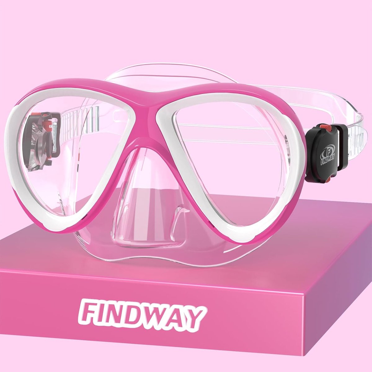Duikmasker voor Kinderen 4-12 Jaar - Tempered Glas - UV Bescherming - Comfortabel en Duidelijk Zicht - SnelShoppen