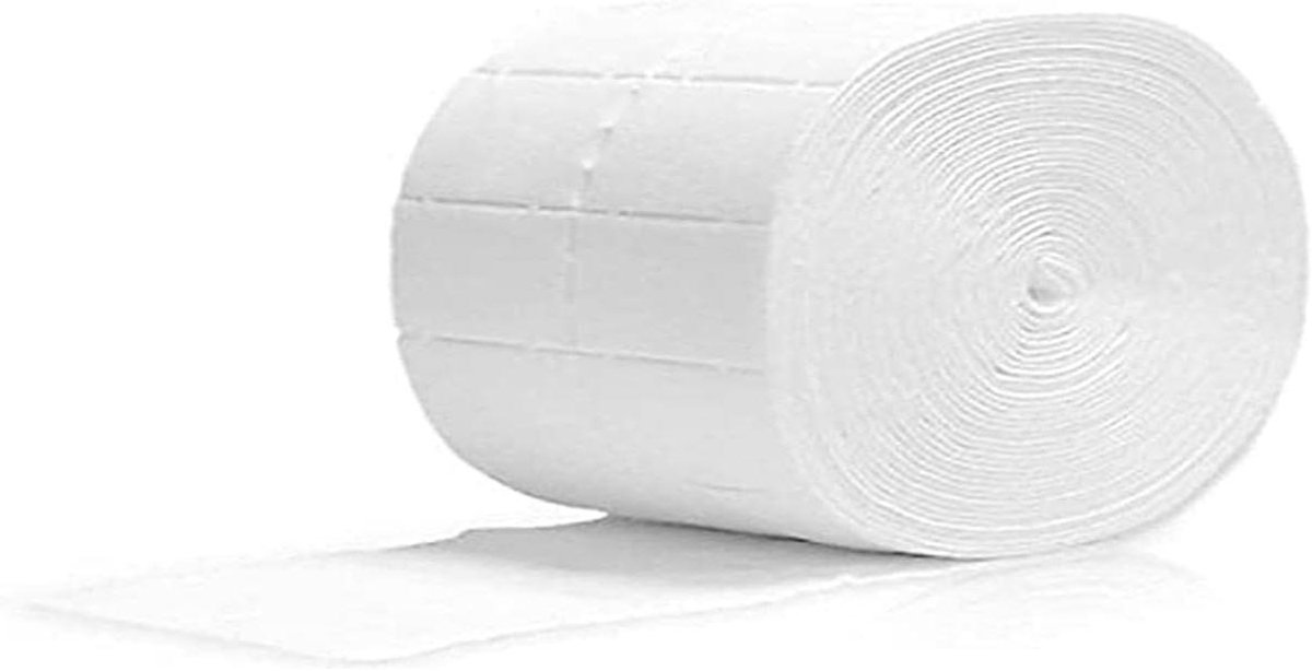 Cellulosewatten Vierkanten - Cosmetische Doekjes - Nagels Reinigen - Pluisvrij - 40 mm x 50 mm - Wit