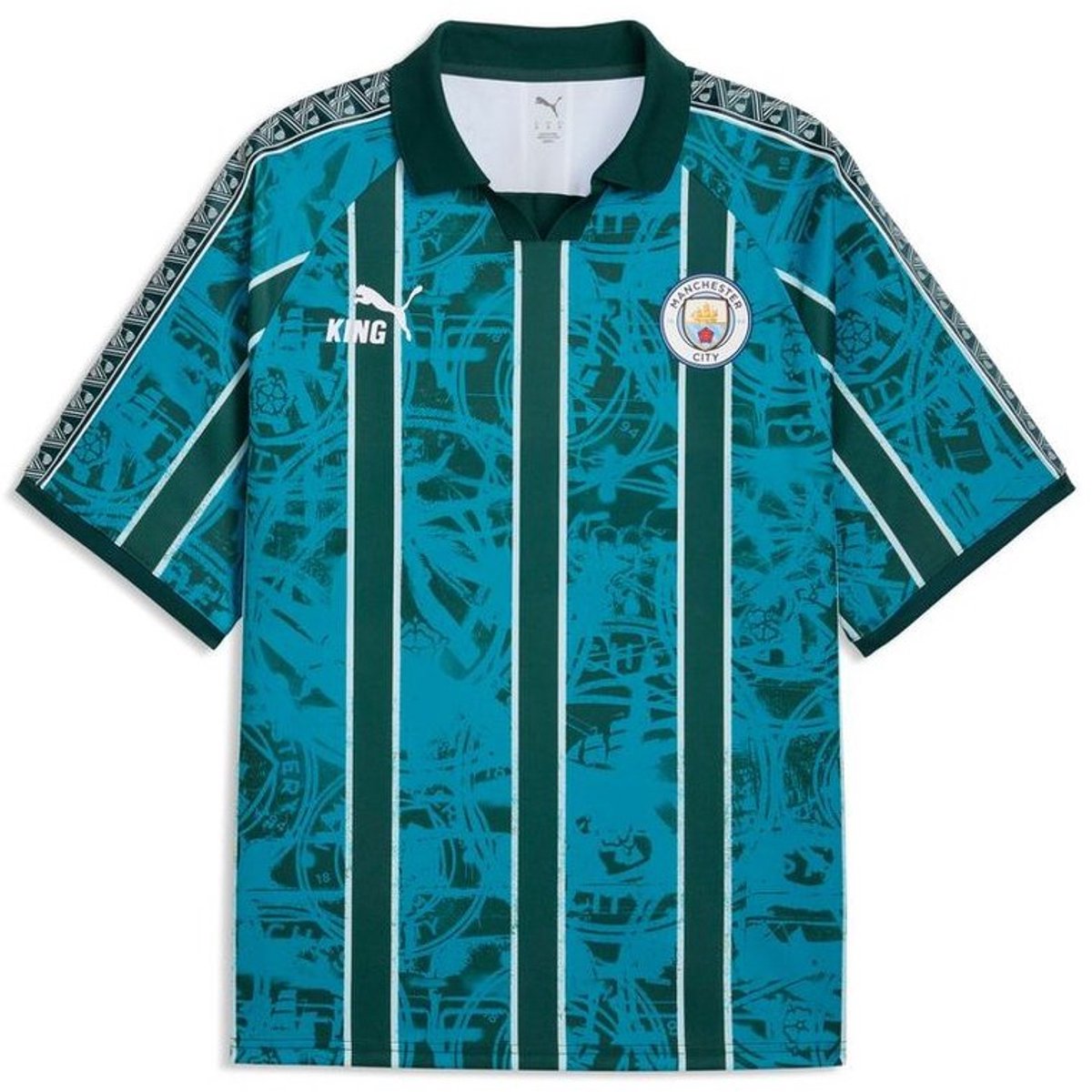 Pumarsey Top Mcfc King Retro 785878 Marineblauw