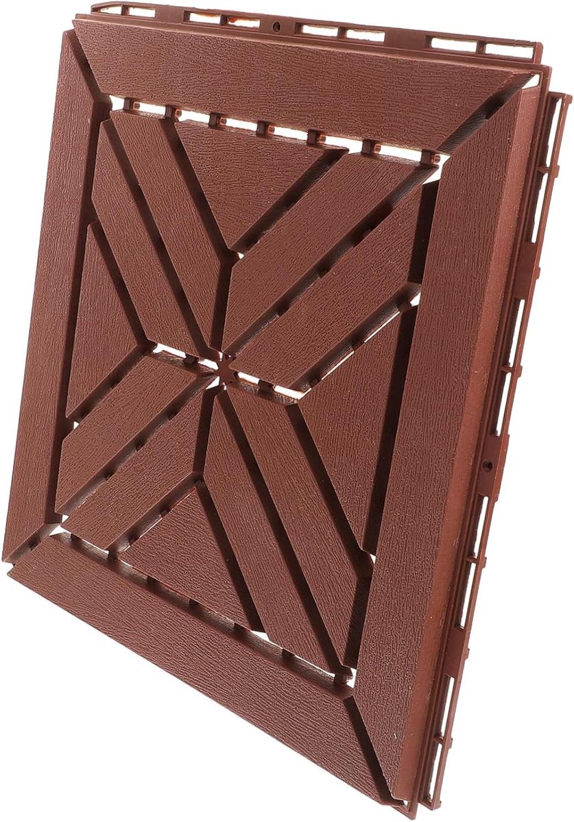 Terrastegels - Vloertegels Balkon - Buiten Vloeren - Zelfklevend Ontwerp - 31 x 31 cm - Grijs
