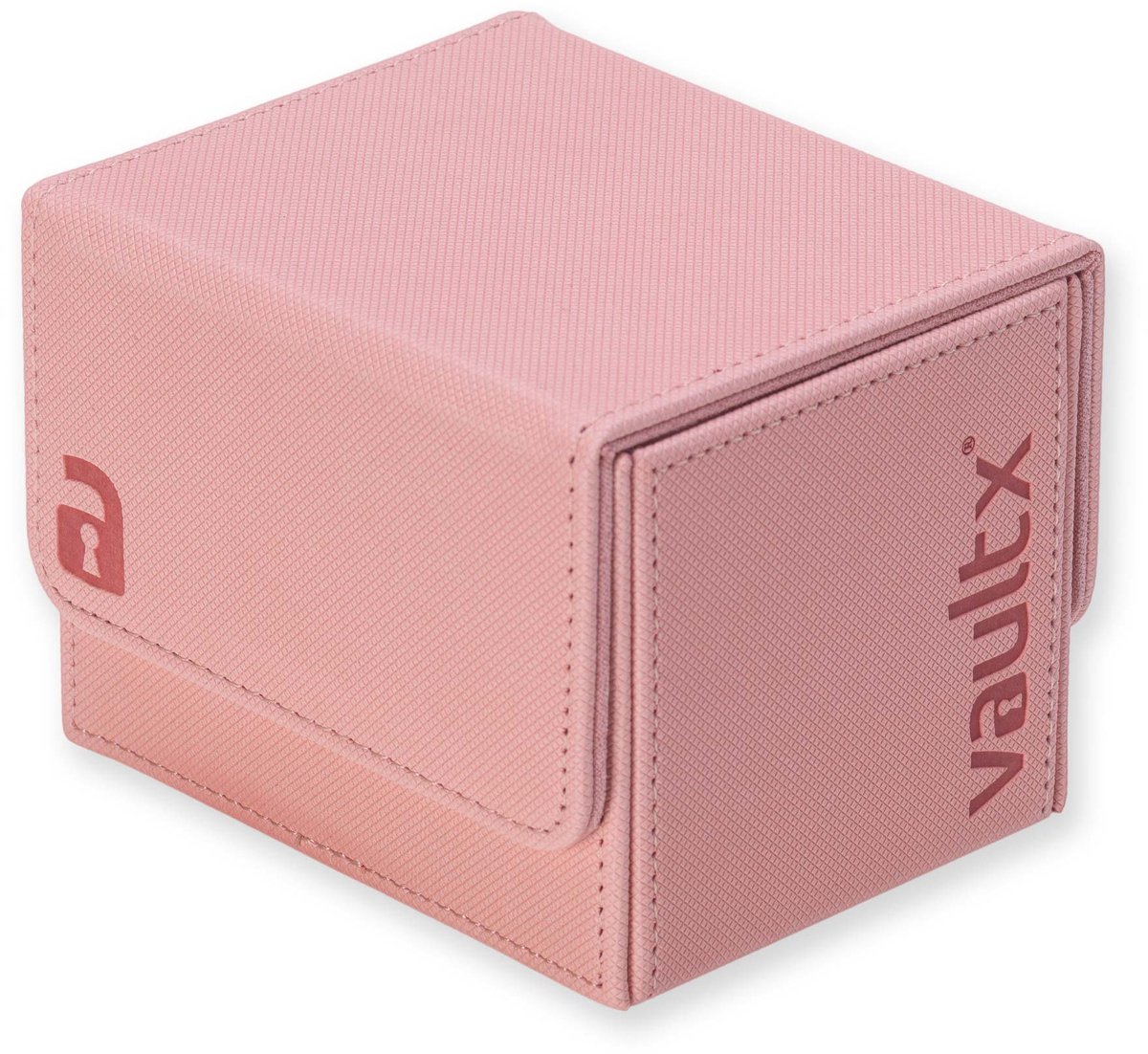 Vault X Exo-Tec® Zijbelading Trading Card Deck Box 100+ - Kaarthouder en opbergdoos - Roze