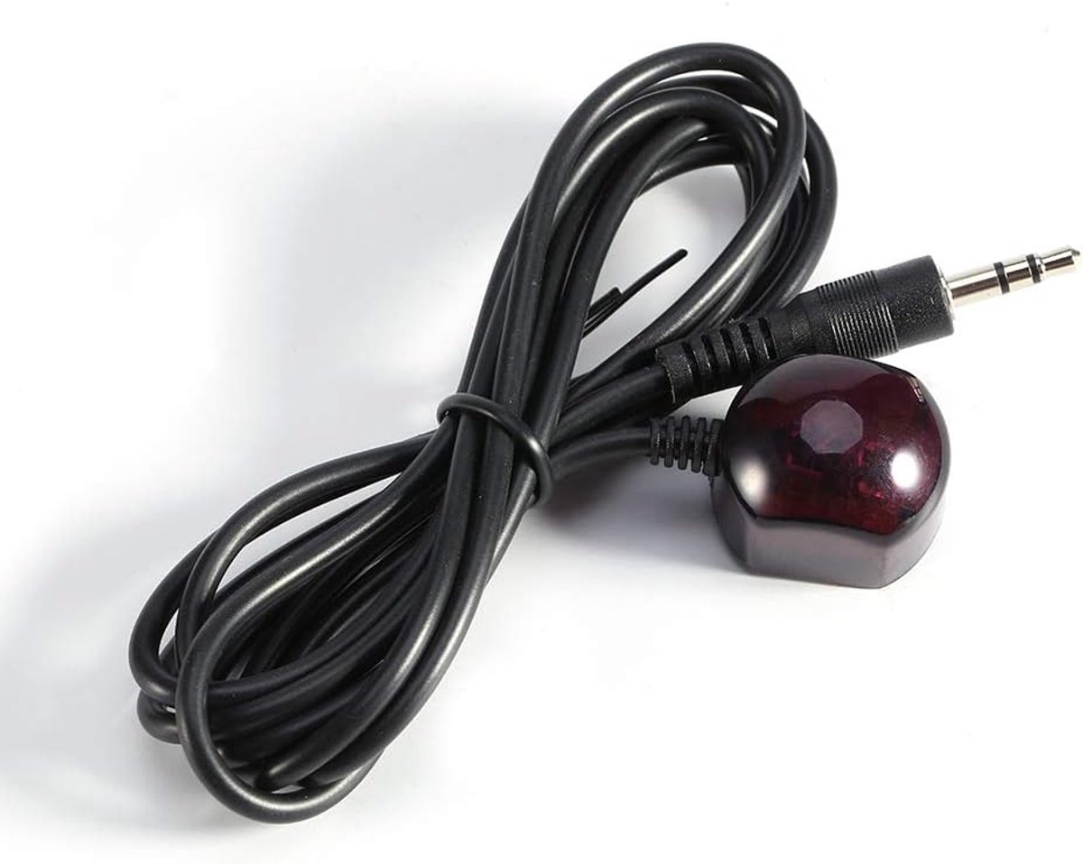 SnelShoppen - Remote Control Extension Kabel 3.5 Mm IR Ontvanger - Verlengt Afstandsbediening Signaal tot 1.22 M - Plug and Play - Ideaal voor AV Appa