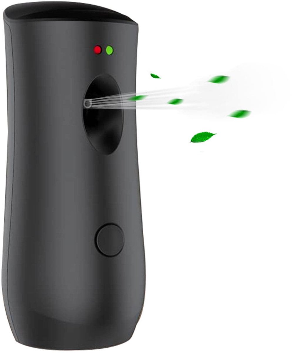 SnelShoppen - Automatische Luchtverfrisser Spray Dispenser, Batterij Aangedreven Muurbevestiging, Geurverspreider voor Badkamer, Toilet, Hotels, 300ml