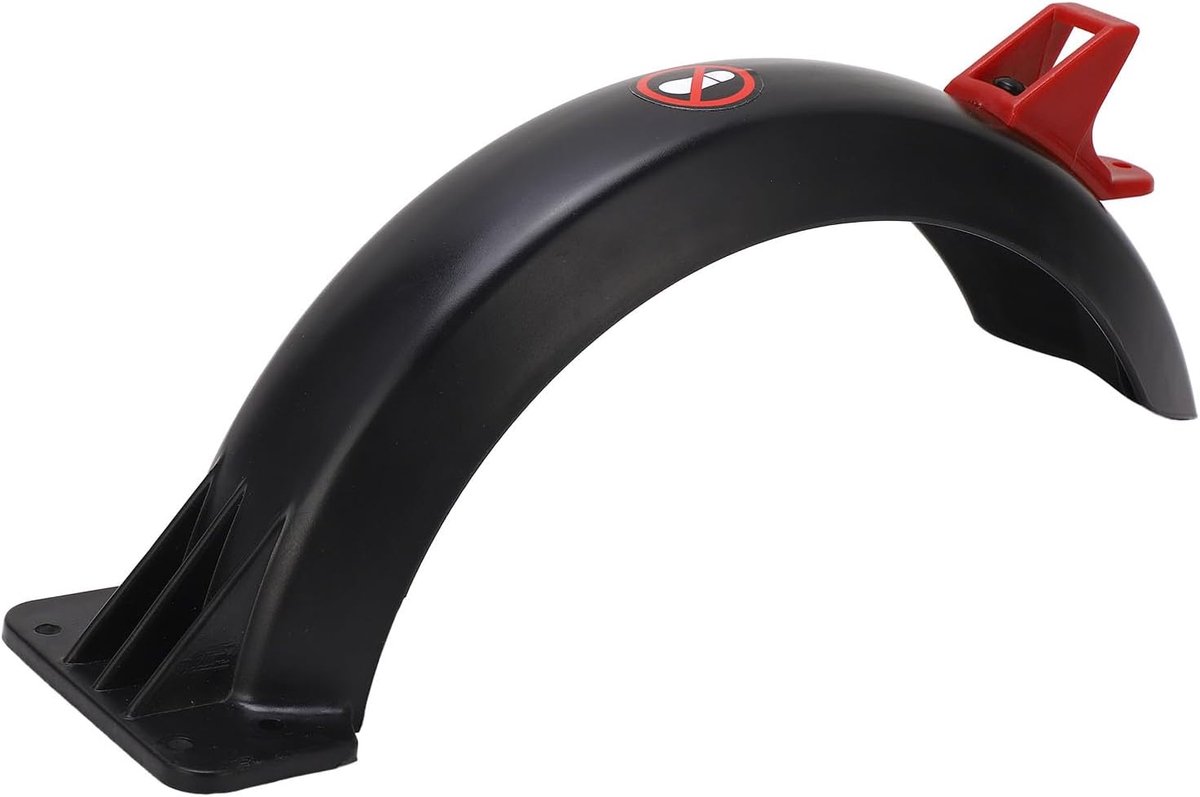 SnelShoppen - Elektrische Scooter Achterspatbord met Reflecterende Strip, Achterste Fender Ondersteuning met Haak, Compatibel met GOTRAX GXL V2, Besch
