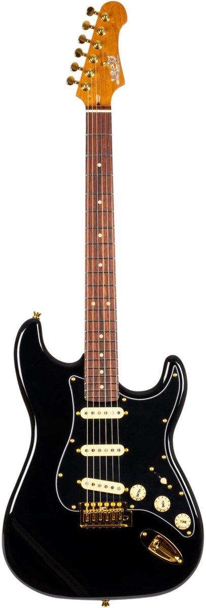 Jet JS-380 G ST-Style Elektrische Gitaar Black