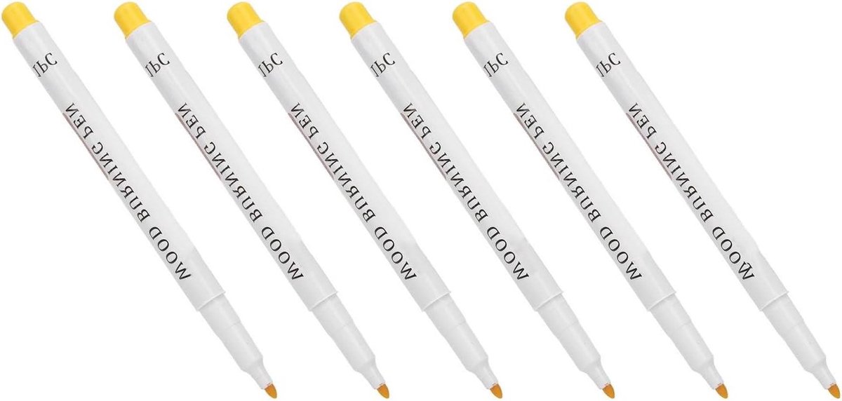 Hout Brandende Markers - Pyrografie Pen Set - Kunst en Ambachten - Veilig Materiaal - 6 Stuks - Niet gespecificeerd