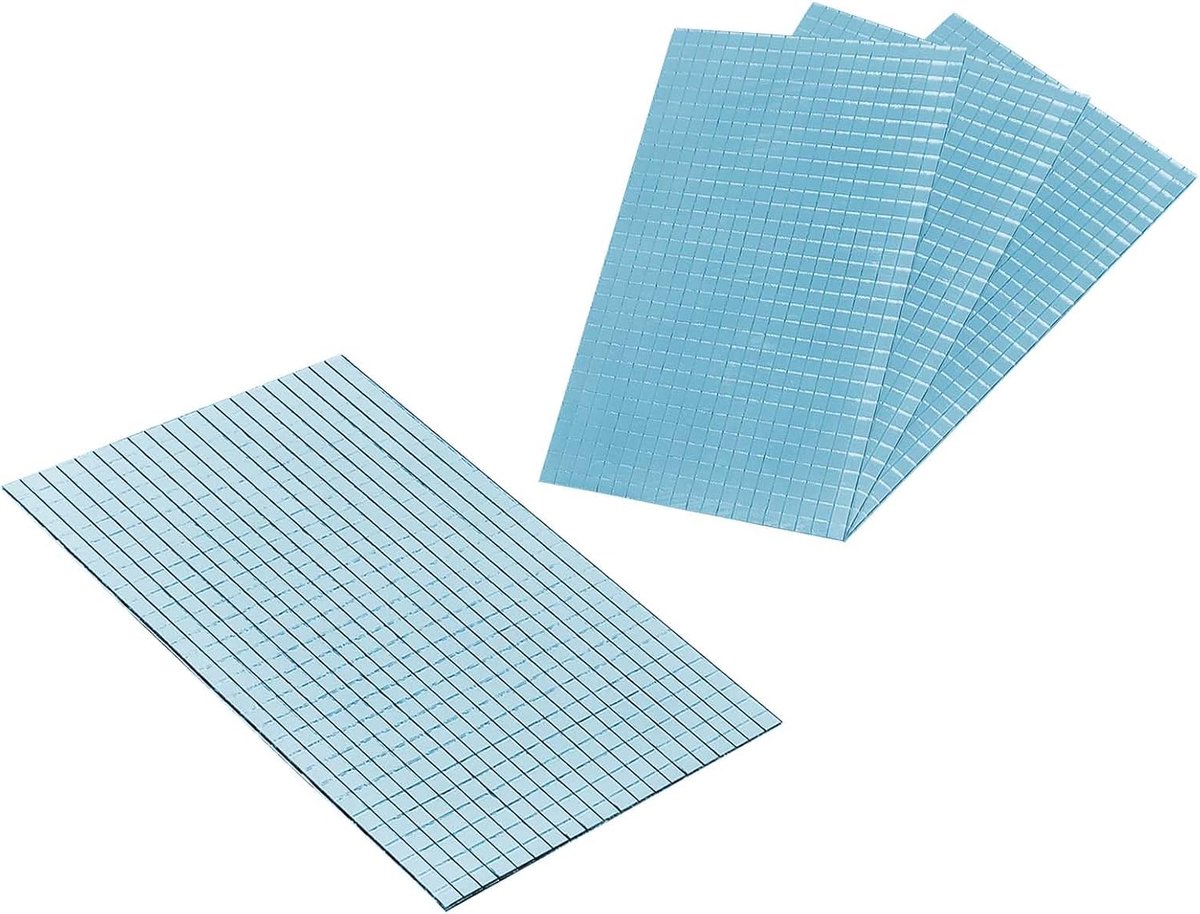 SnelShoppen - 12000 Stuks Spiegel Mozaïek Tegels Vierkant Glitter Glas Mozaïek Zelfklevend 5x5mm - 20 Vellen Blauw voor Kerst, DIY Kunst en Ambachten