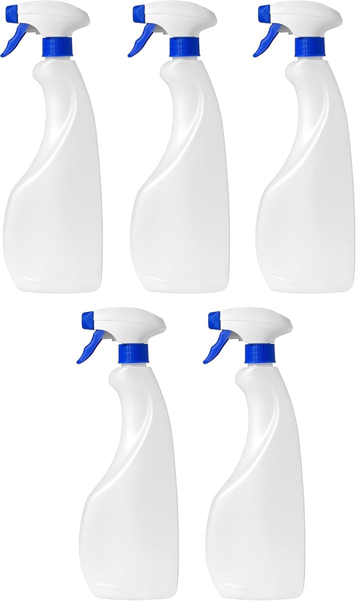 Lege Spuitfles - Kunststof - Ergonomisch Ontwerp - Verstelbare Sproeikop - Voor Diverse Vloeistoffen