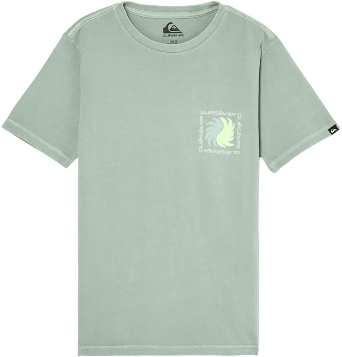 Quiksilver Evo Vibes T-shirt Met Korte Mouwen 12 Years Jongen Groen