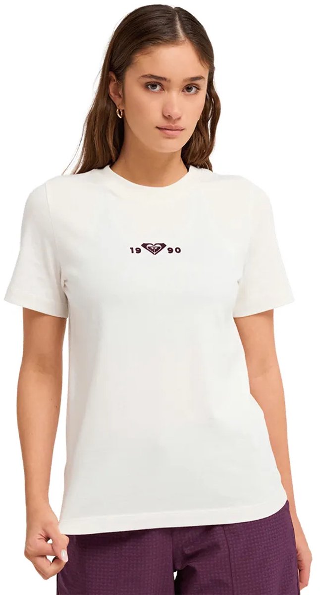 Roxy Essentials Energy Elevated T-shirt Met Korte Mouwen S Vrouw Wit