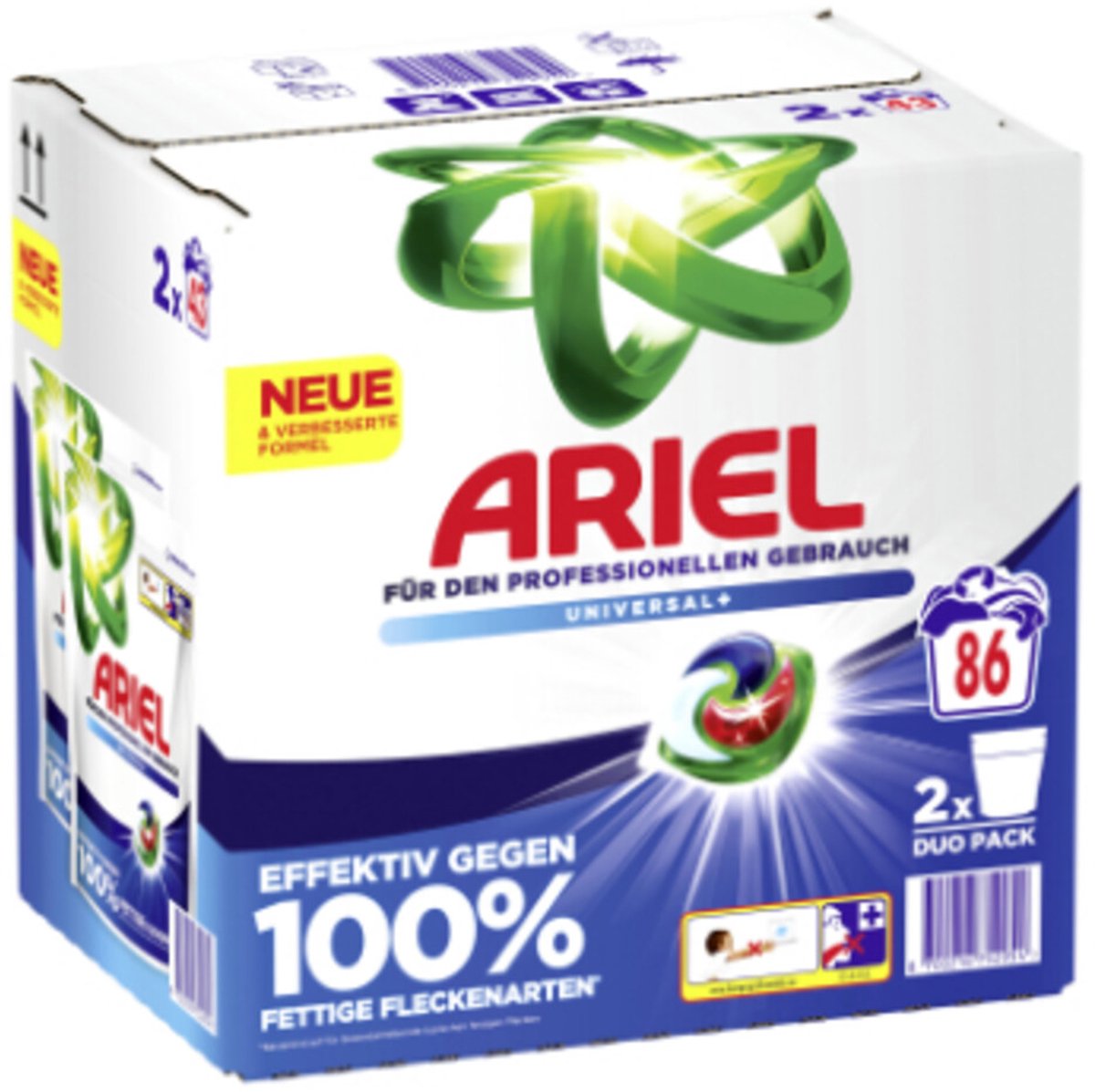 Ariel Wasmiddel Pods All in 1 Color - 2 x 43 stuks