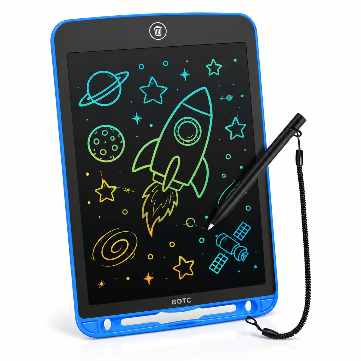 Bol.com BOTC Tekenbord kinderen - 10 inch - Tekentablet - Grafische Tablet - Writing Tablet - Sinterklaas Cadeautjes - Speelgoed... aanbieding