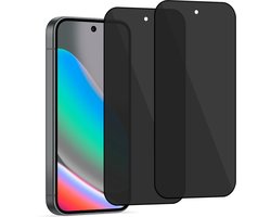 2x Privacy Screenprotector geschikt voor Google Pixel 10/10 Pro/9/9 Pro - Anti Inkijk - Gehard Glas geschikt voor Google Pixel 10/10 Pro/9/9 Pro