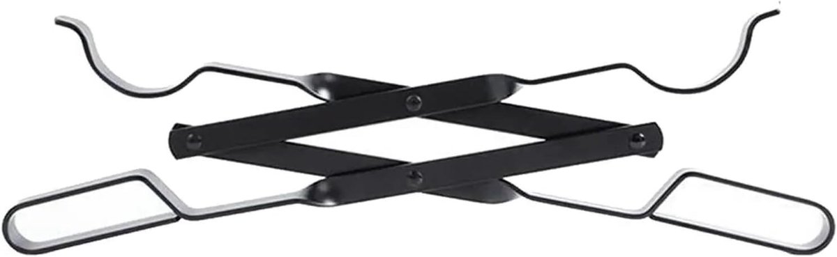 Vuurplaattang - Open haard tang - Hout verplaatsen - Veilig lange greep - 66 cm - Zwart