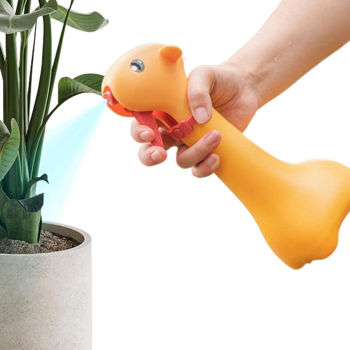 Giraffe Gieter - Kamerplant Sproeier - Planten Water Geven - Schattig Dier Ontwerp - 28 x 12 cm - Geel