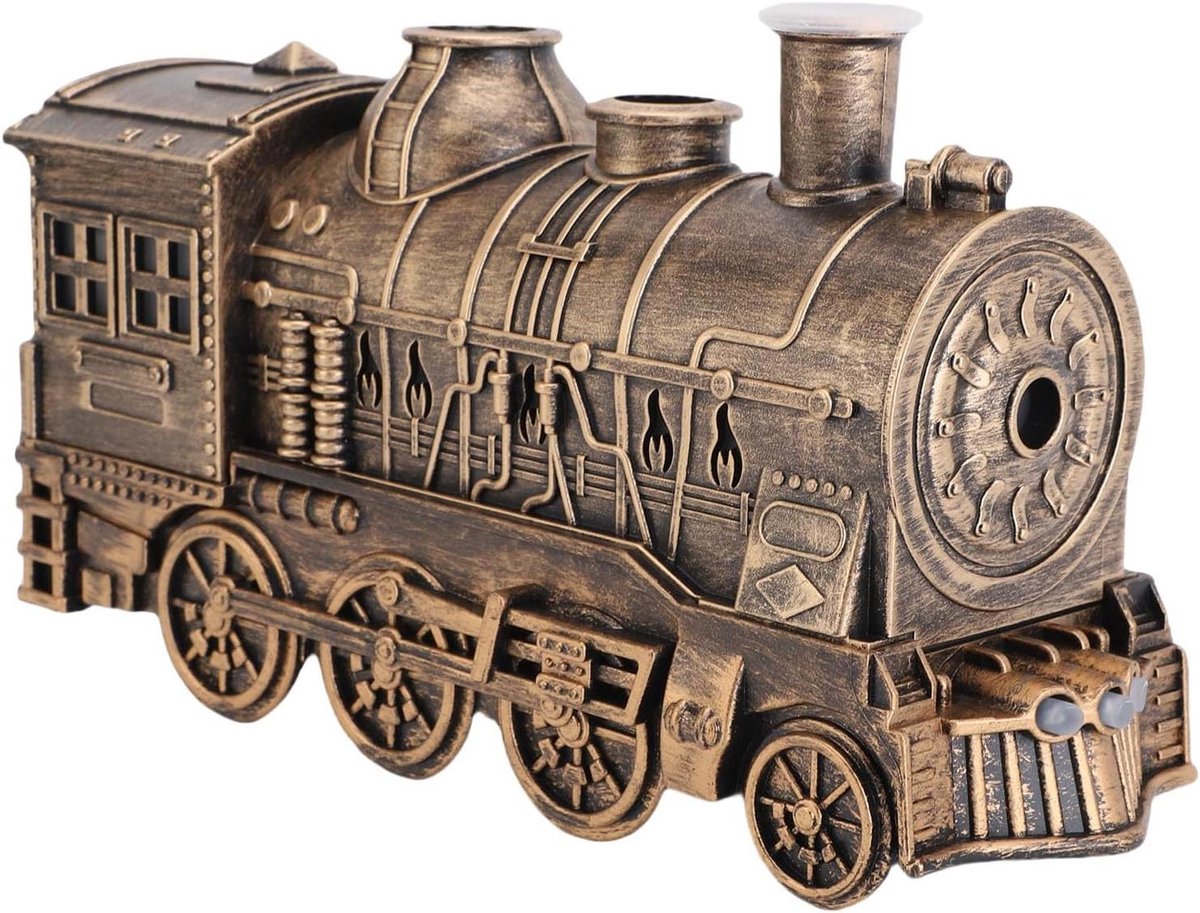 Trein Luchtbevochtiger - Olie Diffuser - Ruimte Verfrissen - Dubbele Sproeikoppen - 300ML Capaciteit - Vintage Stijl