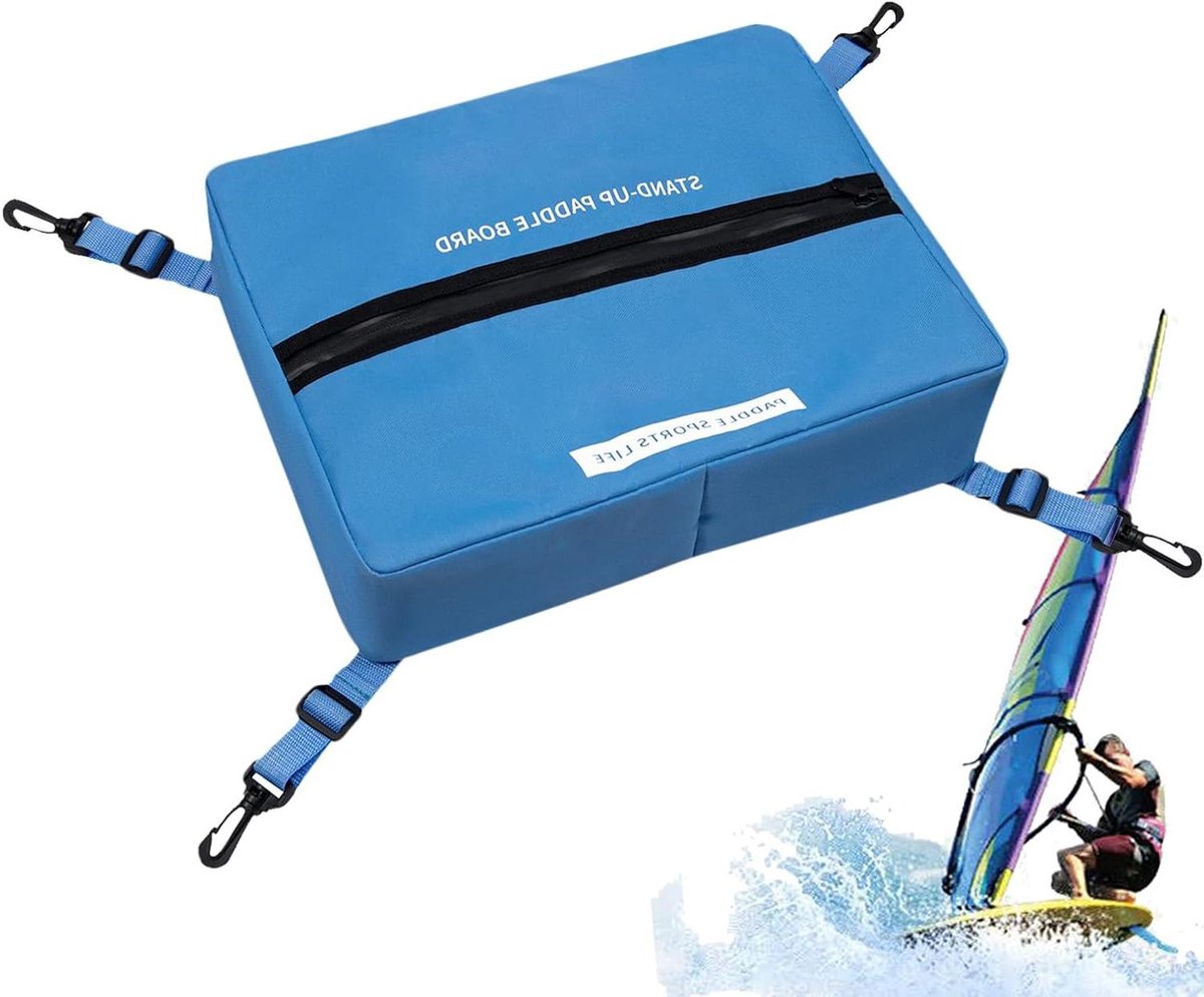 Koeltas Paddleboard - Opbergtas Kajak - Drankjes Koel Houden - Waterdichte Ritssluiting - 38 x 30 x 10 cm - Blauw