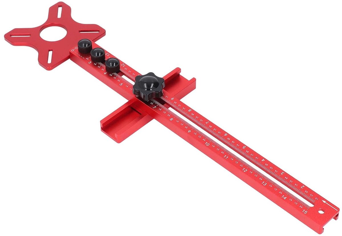 Freesbeugel - Houtbewerking Basis - Randen Frezen - Modulaire Aluminium Basis - 85-365 Mm Radius - Aluminium